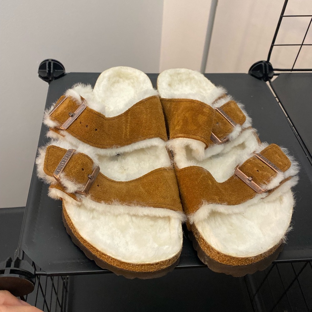 Birkenstock Arizona shearling size 40
